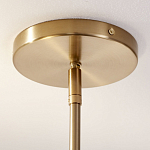 Люстра круглая с 2-мя металлическими абажурами Andromeda варинант исполнения - 5 | Loft Concept в Перми