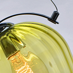 Подвесной светильник со стеклянном плафоном в форме бокала Kaleido варинант исполнения - 28 | Loft Concept в Перми