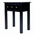 Черная тумба с выдвижным ящиком Monica варинант исполнения - 2 | Loft Concept в Перми