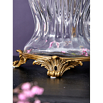 Ваза прозрачная с бронзовыми ручками в виде ангелов Eden Garden варинант исполнения - 5 | Loft Concept в Перми