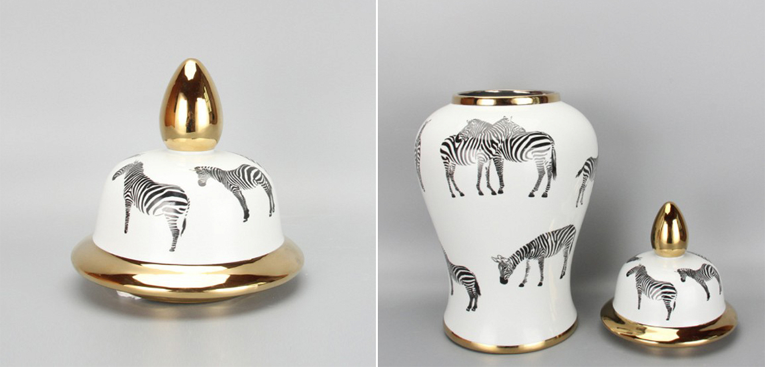 Ваза White Vase Zebra Ваза White Vase Zebra - Loft-Concept в Перми