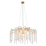 Люстра c подвесками из прозрачного хрусталя Диаметр 85 см FAIRYTREE Light варинант исполнения - 1 | Loft Concept в Перми