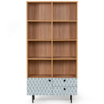 Широкий стеллаж с принтом Elise Rack варинант исполнения - 14 | Loft Concept в Перми