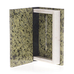 Шкатулка в виде книги из натурального камня змеевик Stone Casket варинант исполнения - 3 | Loft Concept в Перми