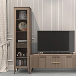 Витрина левая 1-дверная с ящиком и 5-ю полками Harper Line варинант исполнения - 3 | Loft Concept в Перми