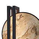 Бра из двух каменных дисков в металлической раме Constellation варинант исполнения - 2 | Loft Concept в Перми