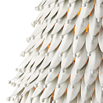 Подвесной светильник белый металлический в форме колокола White Natural Lines варинант исполнения - 1 | Loft Concept в Перми