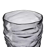 Ваза стеклянная фактурная Crumpled Vase 25,3 см варинант исполнения - 2 | Loft Concept в Перми