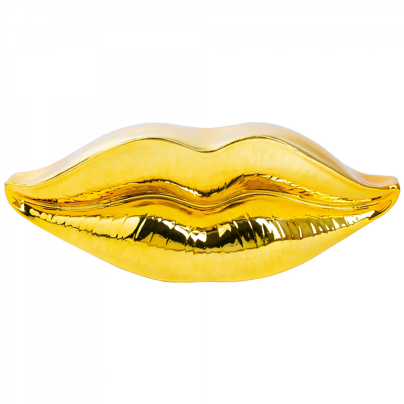 Настенный декор LIPS wall accessory GOLD Глянцевое золото в Перми | Loft Concept 