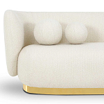 Диван с обивкой букле Ambrose Soft Boucle Sofa варинант исполнения - 4 | Loft Concept в Перми