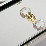 Тумбочка зеркальная с ящиком Mirror Chrome Cabinet варинант исполнения - 4 | Loft Concept в Перми