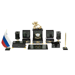 Настольный письменный набор из нефрита в подарочной коробке Victorious варинант исполнения - 1 | Loft Concept в Перми