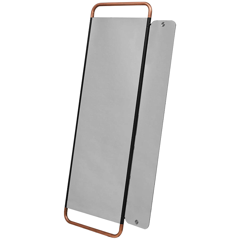 Напольное зеркало Copper Black Functional Mirror Черный Медь Зеркало в Перми | Loft Concept 