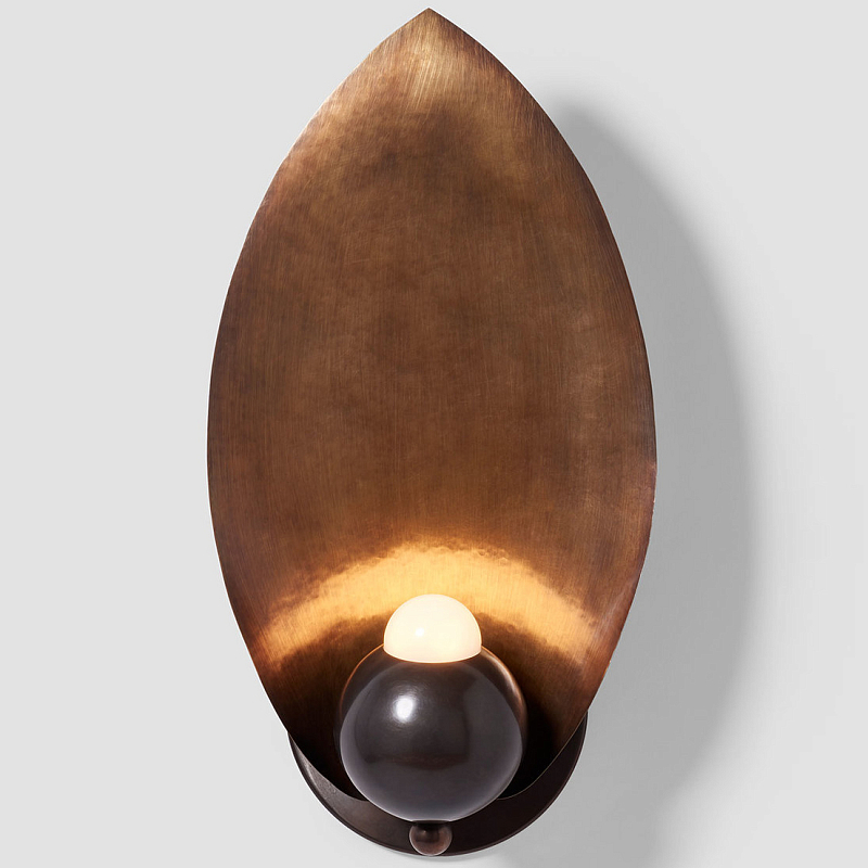 Бра LAVRA Wall Lamp Mocha Латунь Мокко в Перми | Loft Concept 