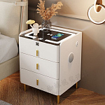 Умная прикроватная тумбочка c зарядкой для телефона Smart Furniture варинант исполнения - 1 | Loft Concept в Перми