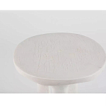 Дизайнерский журнальный стол белый на 3-х ножках в виде ступней African table варинант исполнения - 2 | Loft Concept в Перми