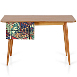 Письменный стол с принтом на ящиках Elise Desk варинант исполнения - 6 | Loft Concept в Перми