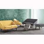 Кресло с черно-белым принтом Pauley Black White Armchair варинант исполнения - 4 | Loft Concept в Перми