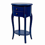 Синяя тумба на фигурных ножках Shelby варинант исполнения - 2 | Loft Concept в Перми