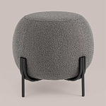 Пуф в ткани букле темно-серого цвета Pikelet варинант исполнения - 2 | Loft Concept в Перми