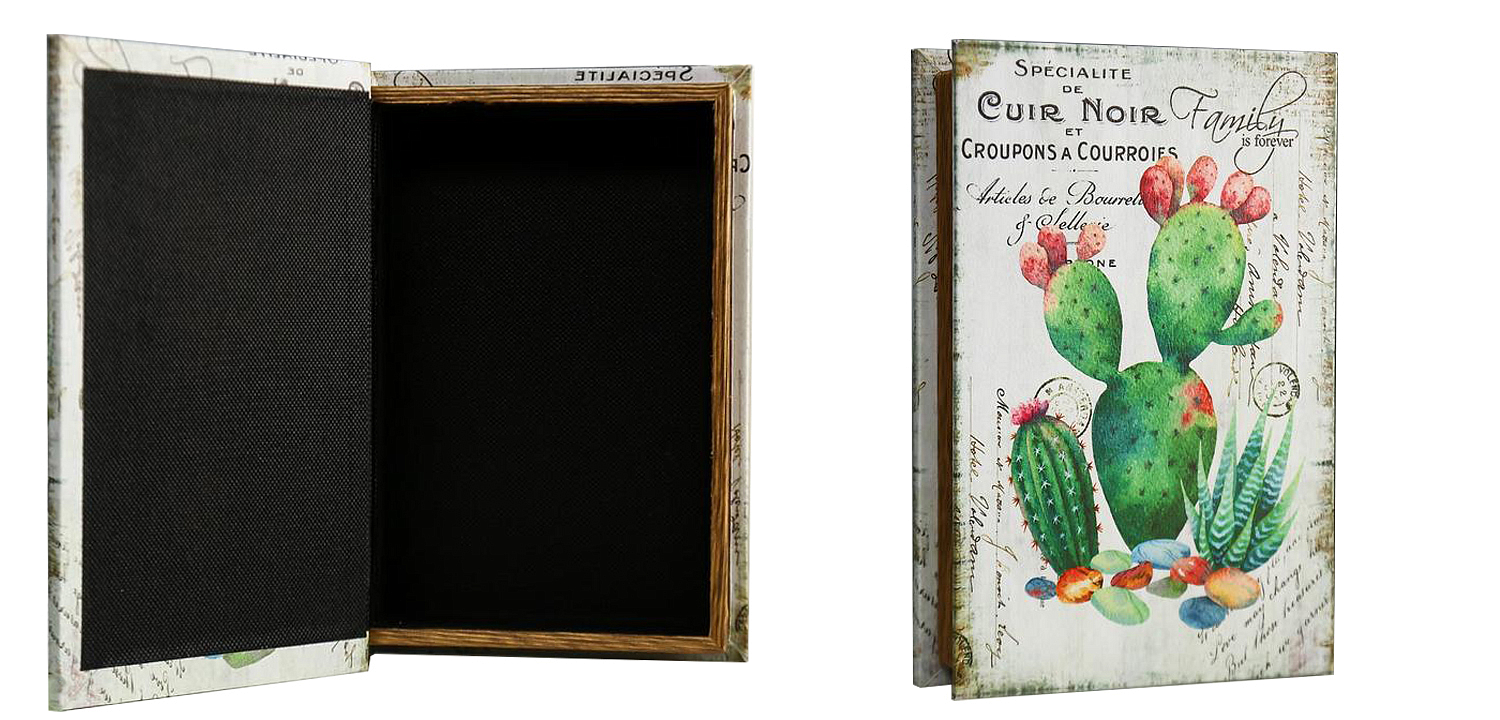 Шкатулка-книга Cactus Mirror Book Box Шкатулка-книга Cactus Mirror Book Box - Loft-Concept в Перми