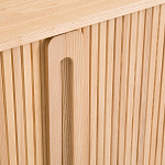 Длинный низкий буфет с 2-мя раздвижными дверцами Toinette Light Cupboard варинант исполнения - 11 | Loft Concept в Перми