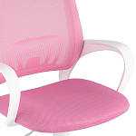 Офисное кресло с основанием из белого пластика Desk chairs Pink варинант исполнения - 6 | Loft Concept в Перми