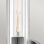 Бра для ванных комнат с прозрачным цилиндрическим плафоном на круглом основании Hinkley варинант исполнения - 10 | Loft Concept в Перми