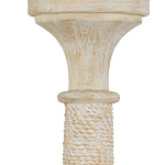 Люстра из дерева в форме подсвечника Coastal Aesthetics варинант исполнения - 2 | Loft Concept в Перми