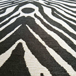 Мебельная ткань Шенилл черно-белый принт 140 см T3-1 варинант исполнения - 3 | Loft Concept в Перми