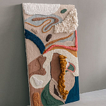 Тканый вручную текстильный гобелен Orchid варинант исполнения - 2 | Loft Concept в Перми