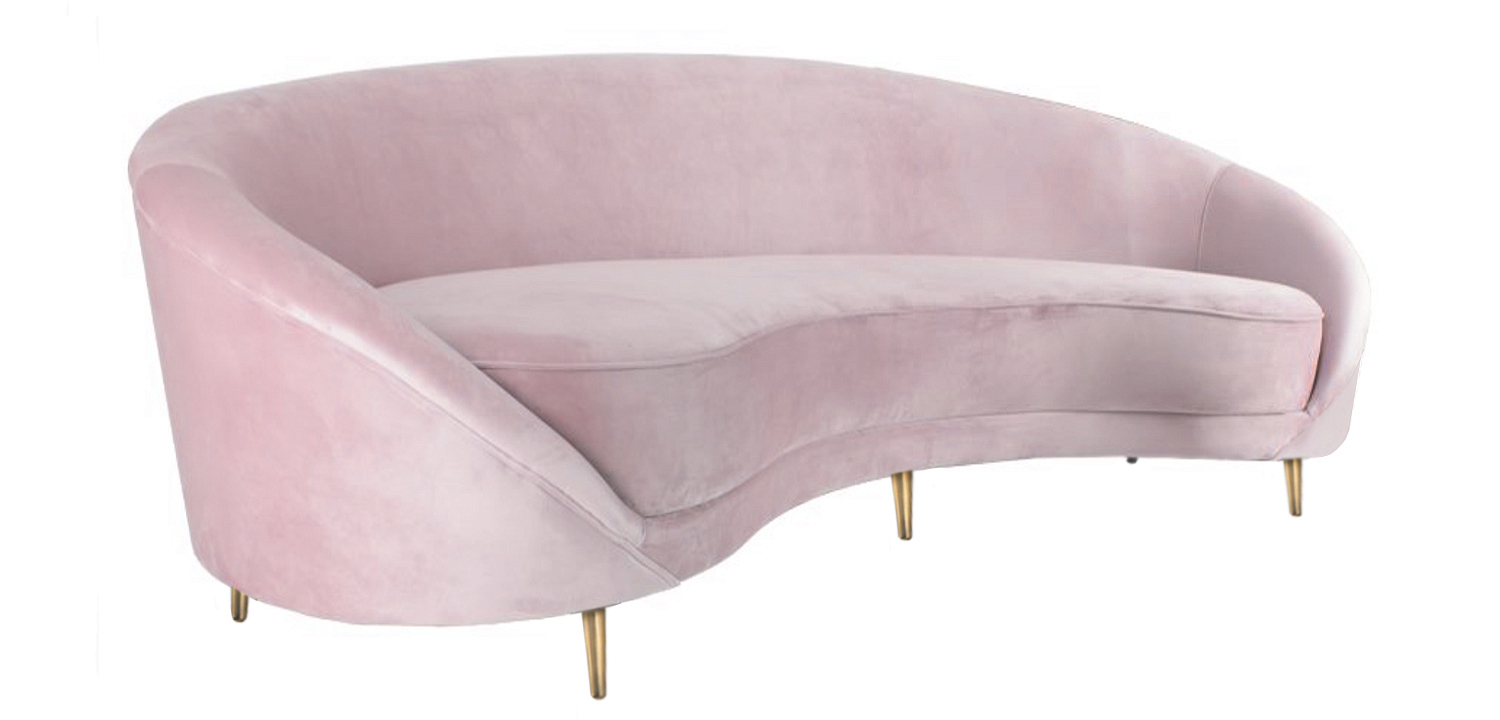 Диван изогнутый Bordeaux Sofa Диван изогнутый Bordeaux Sofa - Loft-Concept в Перми