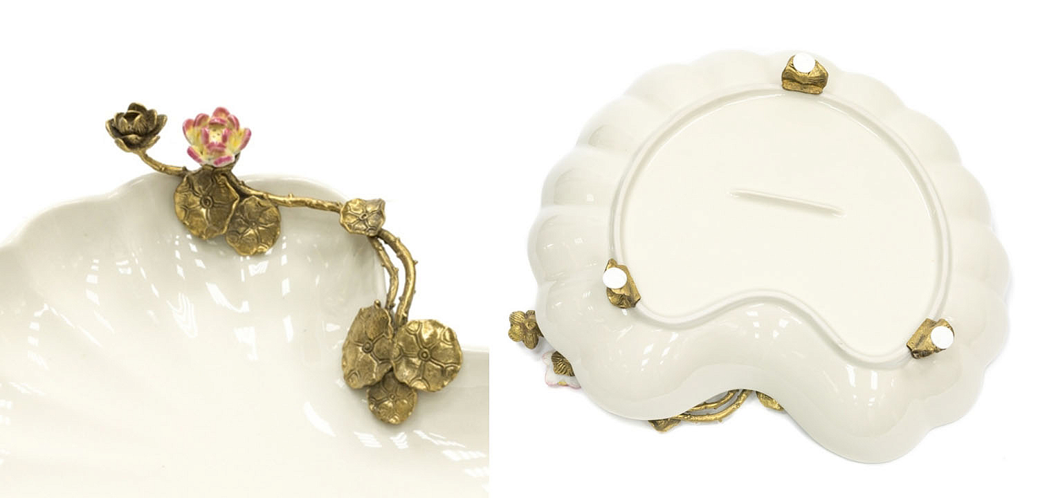 Блюдо Dish White Shell Блюдо Dish White Shell - Loft-Concept в Перми