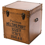 Сундук кожаный в винтажном стиле Brown Leather Chest варинант исполнения - 1 | Loft Concept в Перми