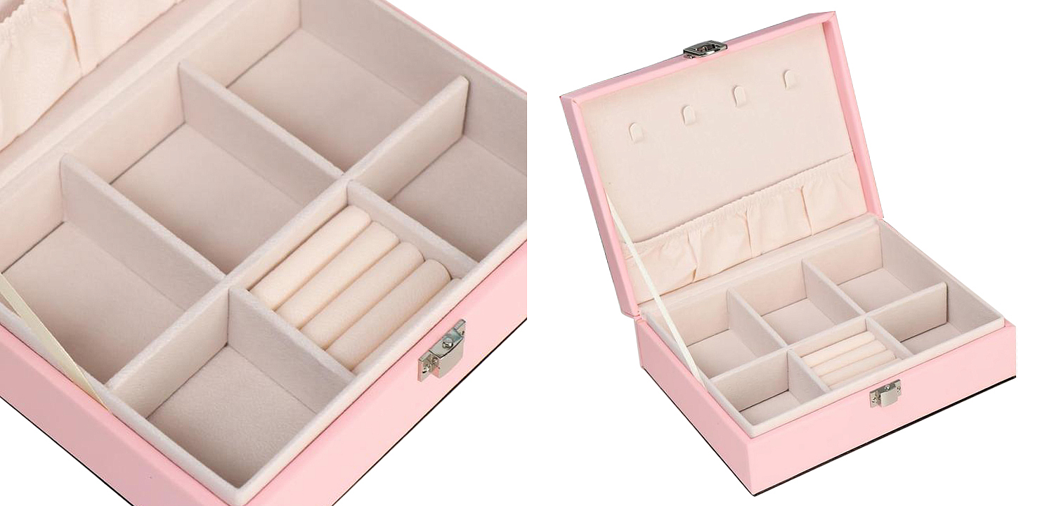 Шкатулка Varda Jewerly Organizer Box pink Шкатулка Varda Jewerly Organizer Box pink - Loft-Concept в Перми