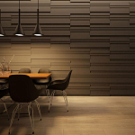 Гипсовая 3D Панель M-07 варинант исполнения - 1 | Loft Concept в Перми