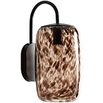 Бра с плафоном из янтарного стекла Amber Olmos Wall Lamp варинант исполнения - 1 | Loft Concept в Перми