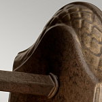 Бра для ванных комнат с прозрачным стеклянным плафоном в форме ананаса и декоративным основанием с рельефным узором Hinkley варинант исполнения - 7 | Loft Concept в Перми