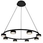 Люстра подвесная круглая черная Black Light Fixtures варинант исполнения - 1 | Loft Concept в Перми