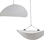 Подвесной светильник с белыми плафонами в форме облака Диаметр 60+60 см Cloud Junction варинант исполнения - 2 | Loft Concept в Перми