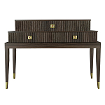 Премиальная Консоль с тремя ящиками Elsa Dreams Walnut варинант исполнения - 4 | Loft Concept в Перми