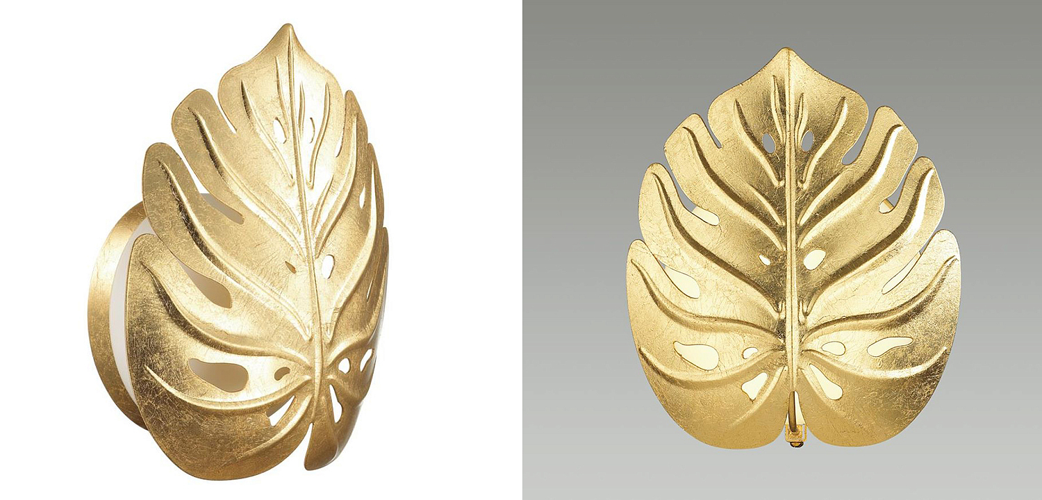 Бра Gold Monstera Leaf Бра Gold Monstera Leaf - Loft-Concept в Перми