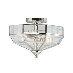 Потолочный светильник шестигранной формы с прозрачными стеклянным плафоном Elstead Lighting варинант исполнения - 5 | Loft Concept в Перми