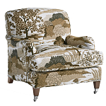 Кресло Trumann Club Chair Beige Landscape бежевый пейзах варинант исполнения - 1 | Loft Concept в Перми