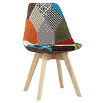 Стул с обивкой в стиле пэчворк Arvika варинант исполнения - 1 | Loft Concept в Перми