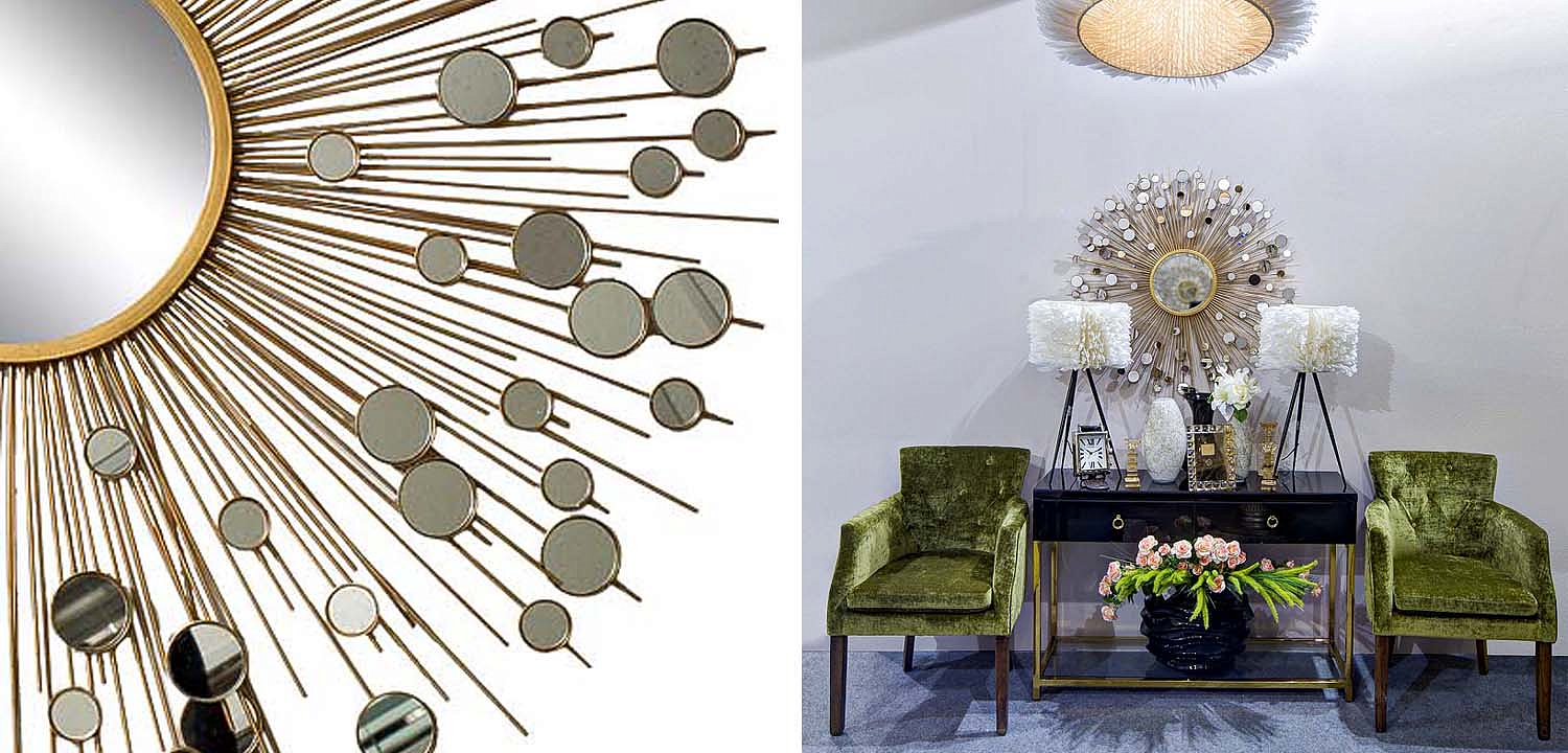 Зеркало-солнце Rays With Mirrors Зеркало-солнце Rays With Mirrors - Loft-Concept в Перми