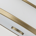 Потолочный светильник с белым матовым абажуром в металлическом каркасе Feiss варинант исполнения - 4 | Loft Concept в Перми