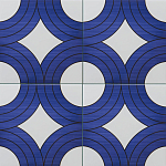 Дизайнерская плитка с узором Восьмерки варинант исполнения - 1 | Loft Concept в Перми