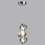 Подвесной светильник с 3-мя рифлеными стеклянными шарами Marcelh Light варинант исполнения - 8 | Loft Concept в Перми