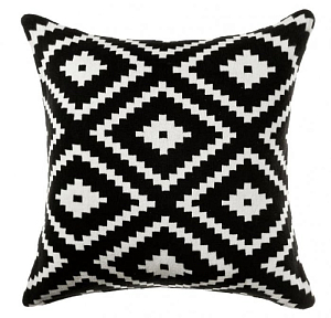 Подушка черно-белый Kelim
